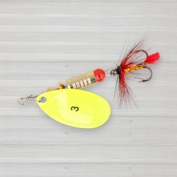 Блешня обертова ZEOX Reactive № 3, 6г, колір 013 Fluo